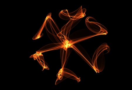 fire weel illustrationの写真素材