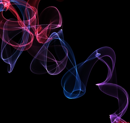 Abstract colorful background with wave. Abstract colorful twisted wavesの写真素材