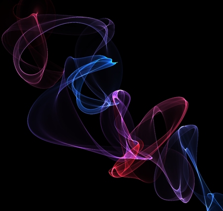 Abstract colorful background with wave. Abstract colorful twisted wavesの写真素材