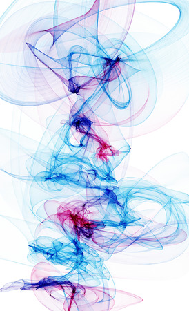 Background of a red and blue smokeの写真素材