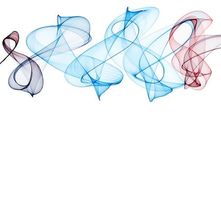 twisted blue linesの写真素材