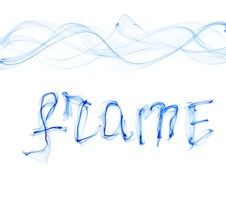 frame smoke abstractの写真素材