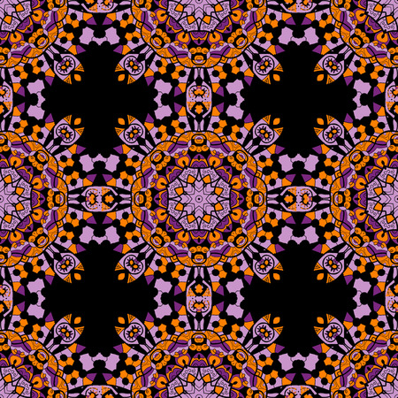 Seamless oriental background vintage motif.のイラスト素材