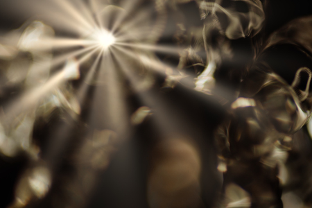 Blurred motion christmas lights With Flare Night Shotの写真素材