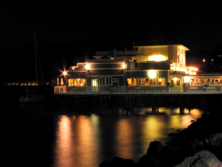 Sausalito at nightのeditorial素材