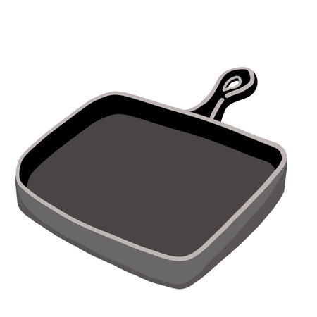 pan for grilling,pan for campingのイラスト素材