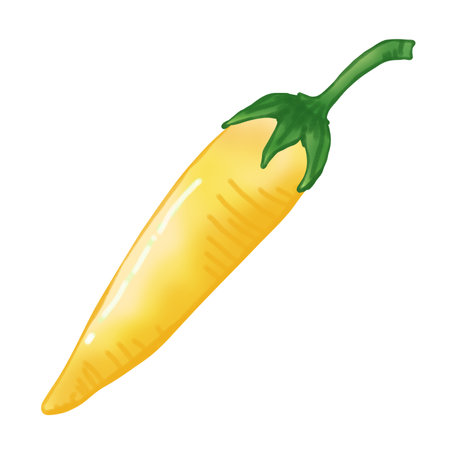 yellow bell pepperのイラスト素材