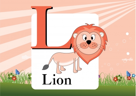 Alphabet Lのイラスト素材