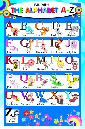 poster alphabet A-Zの写真素材
