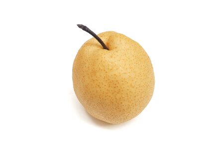 Chinese pear isolated on white background.の写真素材