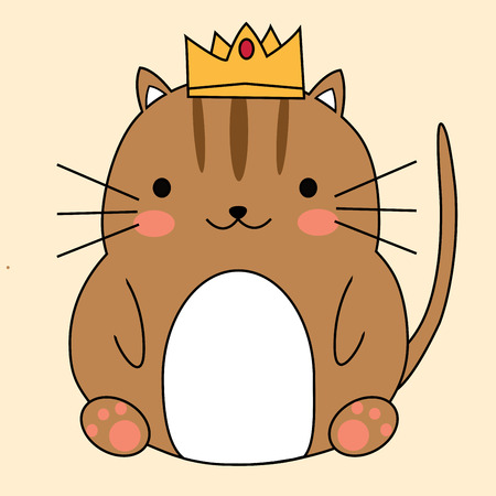 fat catのイラスト素材