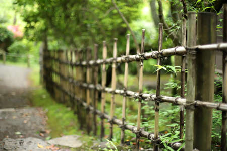 Japanese gardens are traditional gardens whose designs are accompanied by Japanese aesthetics and philosophical ideas, avoid artificial ornamentation, and highlight the natural lanの写真素材