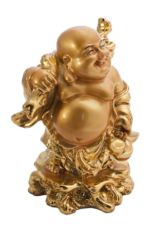 Budda antique symbol isolated on white backgroundの写真素材