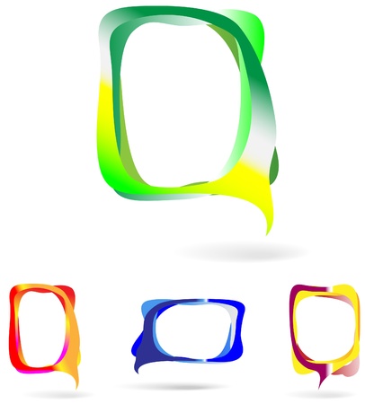 Bubble speechのイラスト素材