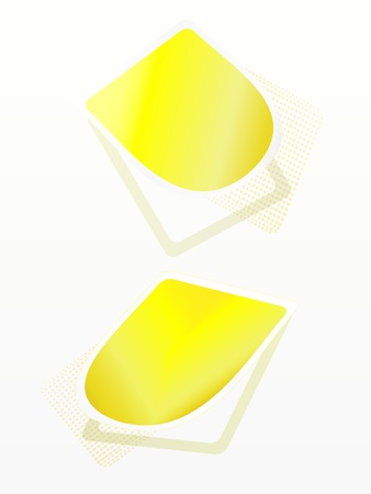 Sticky labelsのイラスト素材