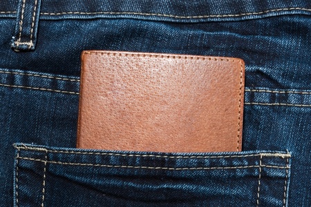 Document in the jeans pocketの写真素材