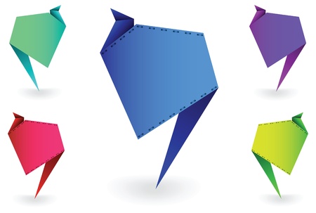 Set of vector labels for text inputのイラスト素材