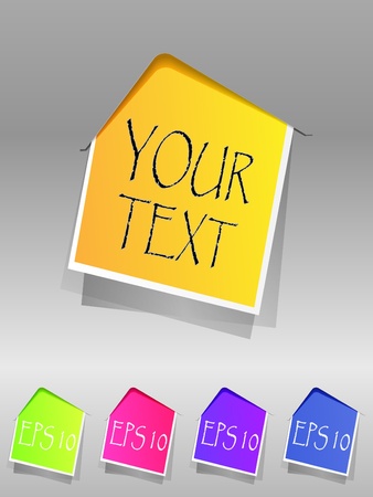 Sticker ready for text inputのイラスト素材