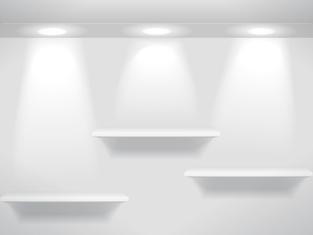 Three shelvesのイラスト素材