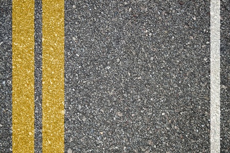 Pattern of asphalt texture with two linesの写真素材