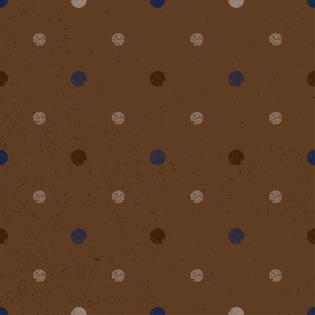 Dark brown seamless texture with dotsのイラスト素材