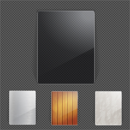 Set of different natural framesのイラスト素材