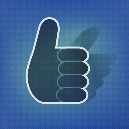 I like hand position on metal surfaceのイラスト素材