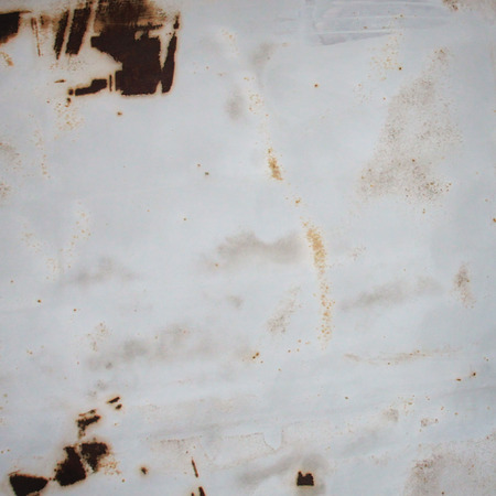 Metal rusty sheet in top viewの写真素材