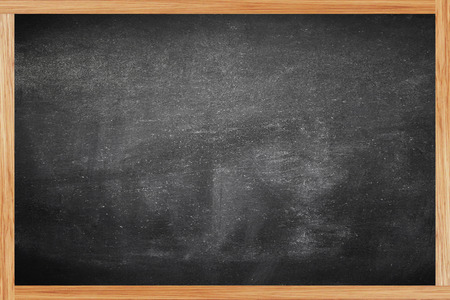Clean brushed educational blackboard frameの写真素材