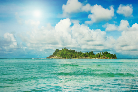 Island in the Indian oceanの写真素材