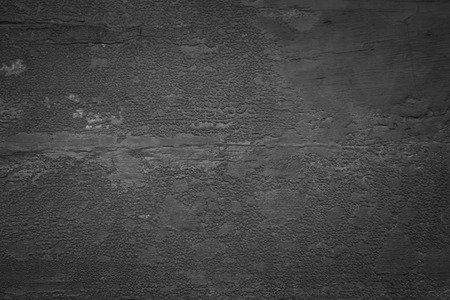 Dark black wooden boardの写真素材
