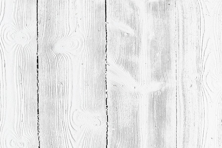White color painted oak woodの写真素材