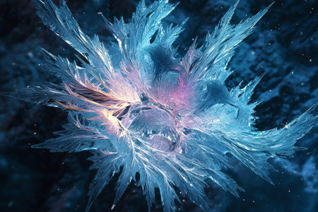 Abstract fractal. Fractal art background for creative design. Decoration for wallpaper, desktop, poster, cover booklet. Print for clothes, t-shirts. Creative illustration for designの素材