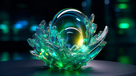 3d illustration of abstract geometric composition,digital artwork for creative graphic design.の素材