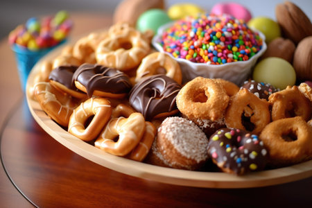 stock photo of Birthday Party Snack ai generatedの素材