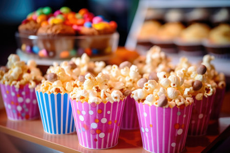 stock photo of Birthday Party Snack ai generatedの素材