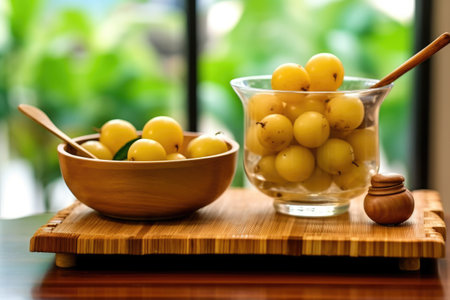 photo of longan photography in the kitchen table Generated AIの素材