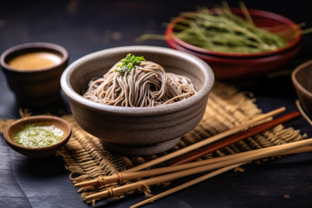 photo of soba japanese food photography Generated AIの素材