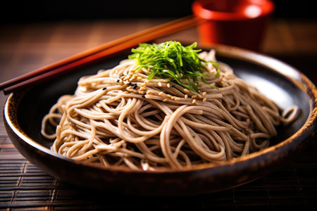 photo of soba japanese food photography Generated AIの素材