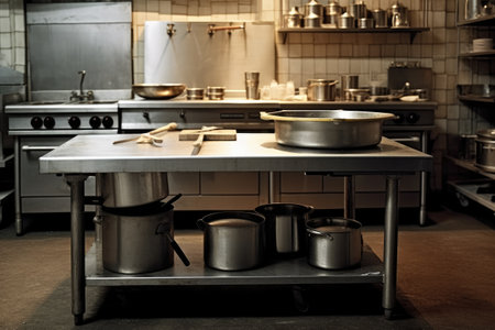 stock photo of Industrial Kitchen photography Generated AIの素材