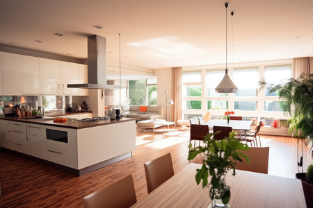 Open Plan Kitchen professional advertising food photographyの素材