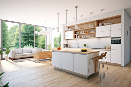 Open Plan Kitchen professional advertising food photographyの素材