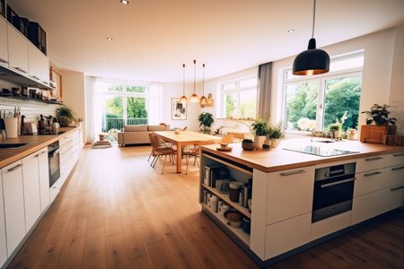 Open Plan Kitchen professional advertising food photographyの素材