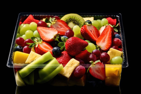fruit salads professional advertising food photography AI Generatedの素材