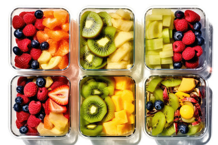 fruit salads professional advertising food photography AI Generatedの素材