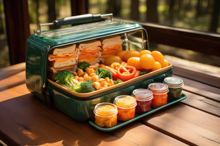 lunch box serving inspiration ideas professional advertising food photographyの素材