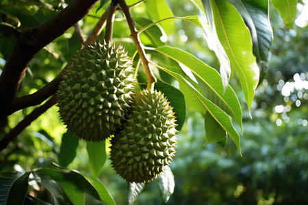 Durian Fruits serving ideas professional advertising food photographyの素材