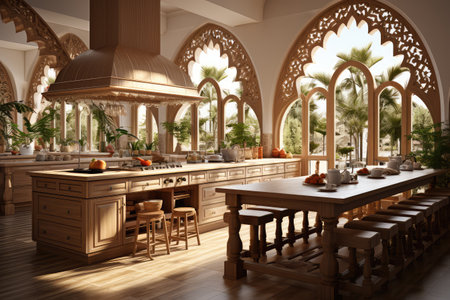 arabic islamic kitchen design home interior professional advertising photographyの素材
