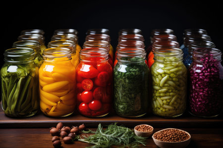 Food preservative sorted by type professional advertising food photographyの素材