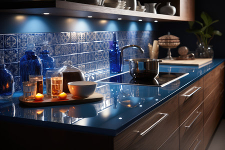 moroccan tiles kitchen splashback professional advertising photographyの素材